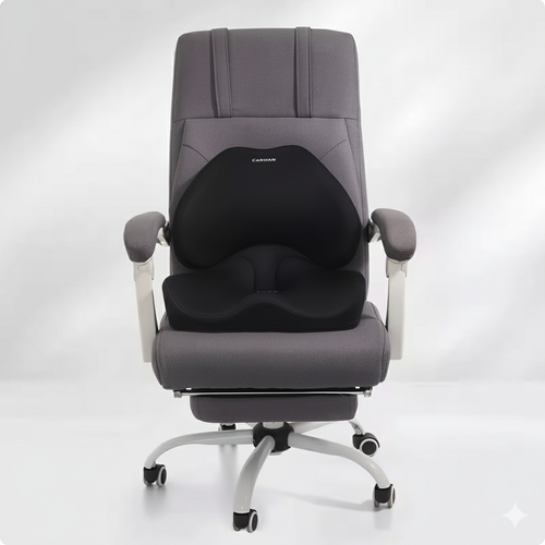 Lumbar Support Cushion + Pressure Relief Seat Cushion